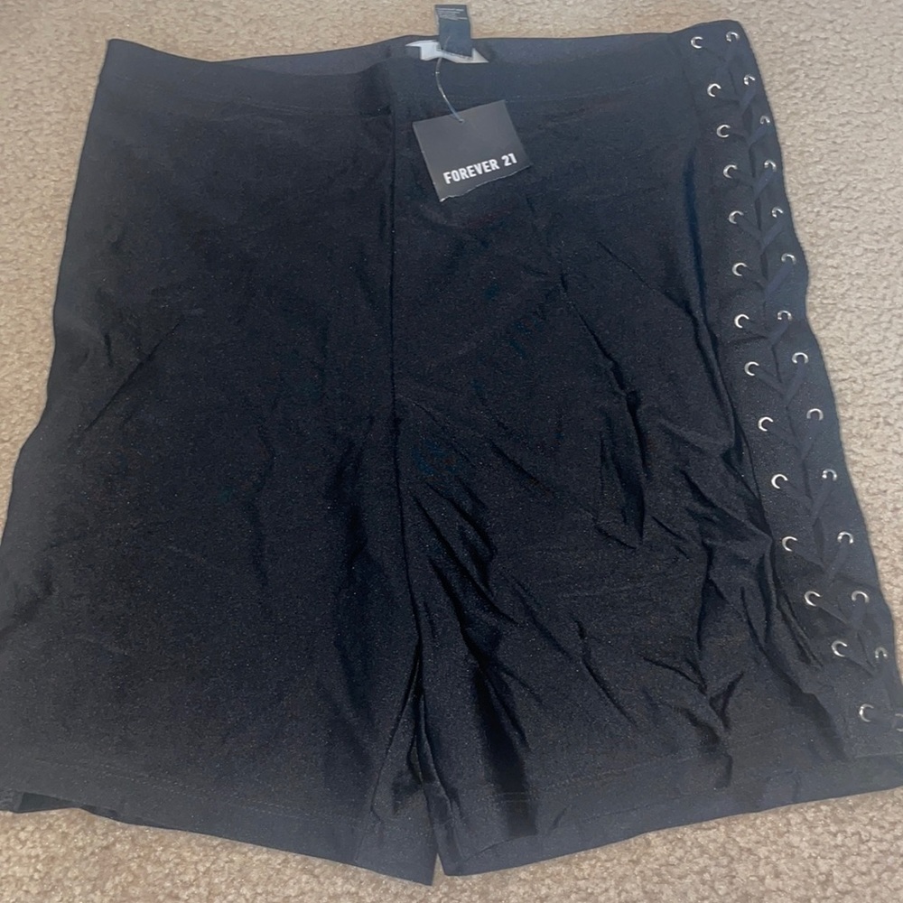 Forever 21 lace up shorts